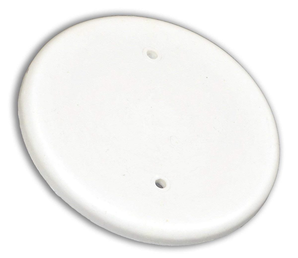 H9315-wh 4.75 In. Round White Fiberglass Box Blank Cover
