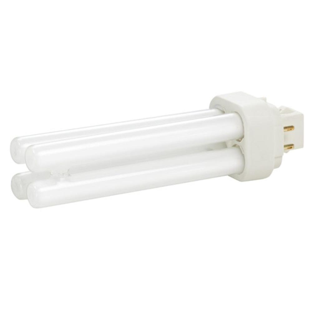 434696 13w 4-pin Pl-c Cool White Compact Fluorescent Replacement Non-dimmable Light Bulb, Pack Of 6
