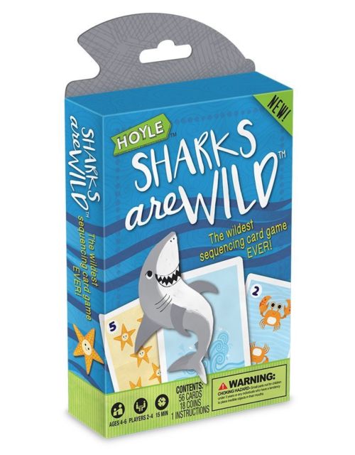 1036717 Sharks Are Wild Kids Card Game