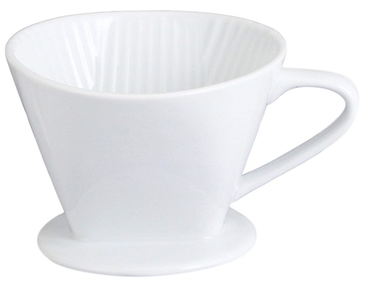 Nt1052 4 Cup White Porcelain Cone Coffee Maker