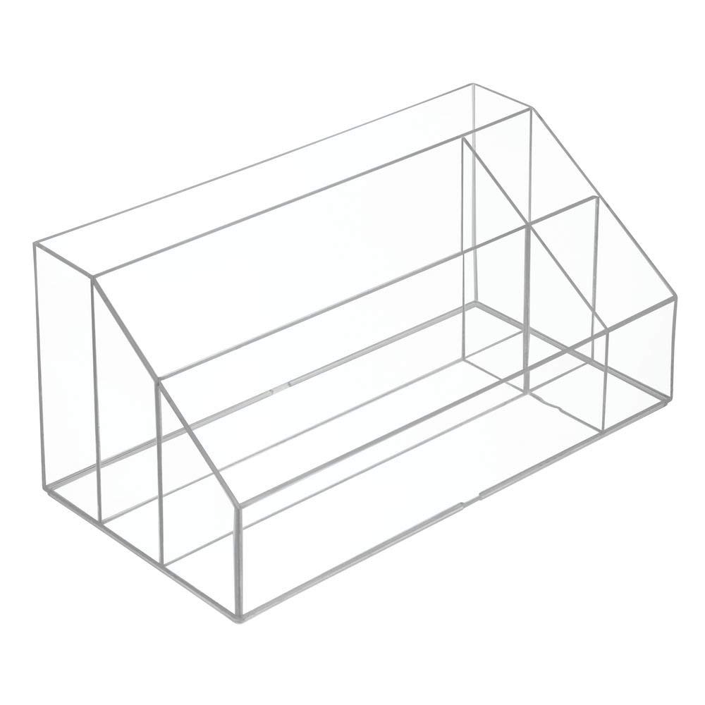 13 X 6.5 X 6.3 In. Clear Plastic Clarity Cosmetic Palette Organizer
