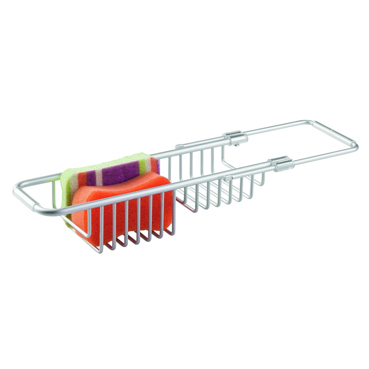 51266 19 In. Aluminum Metro Over The Sink Caddy - Silver