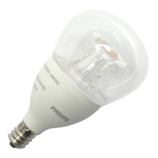 463983 5.5w E12 A15 Clear Led Dimmable Light Bulb, Soft White