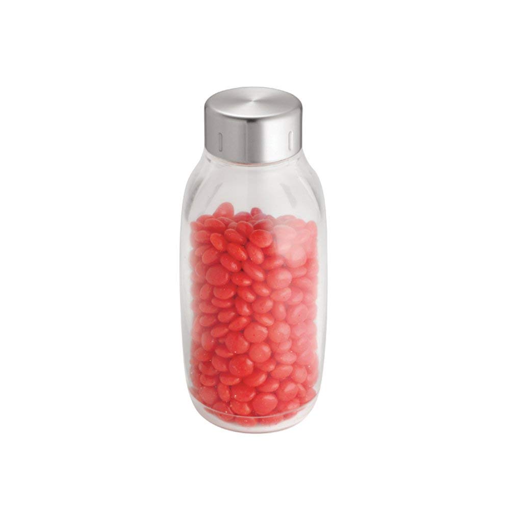 18 Oz Clear Onza Food Storage Bottle With Stainless Steel Lid, Extra Small