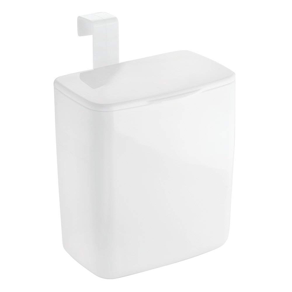 5 X 5 X 7 In. Una Over The Toilet Tank Tampon Holder - White