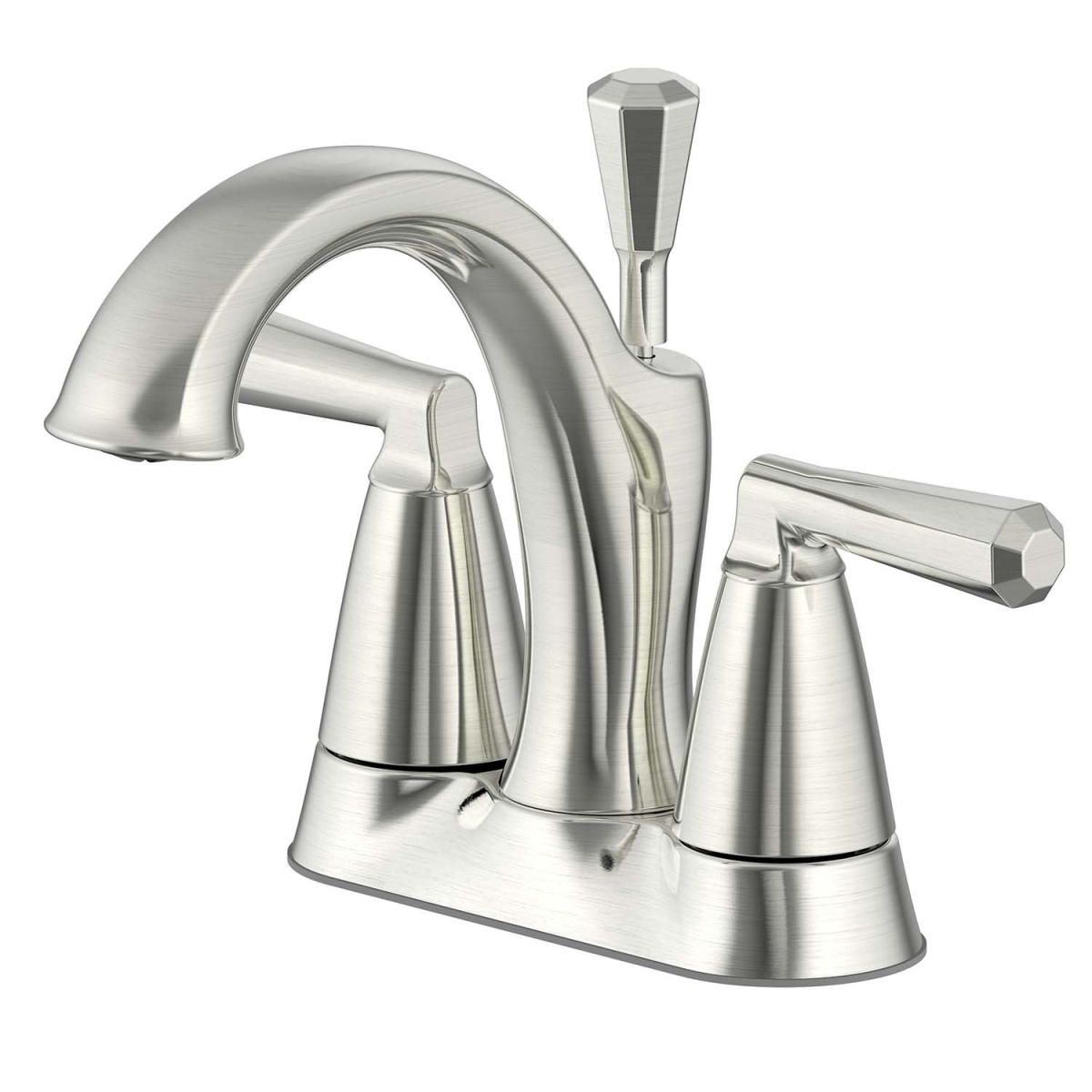 Uf45913 4 In. Two-handle Lavatory Faucet - Brushed Nickel