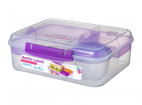 21690 7.28 X 8.58 X 3.03 In. Square Bento Lunch To Go - Assorted Color