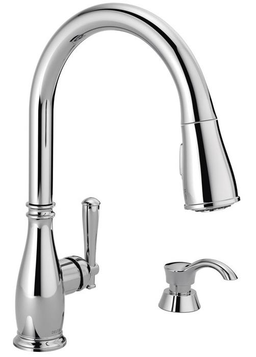 19962z-sd-dst Charmaine One Handle Pulldown Kitchen Faucet - Chrome