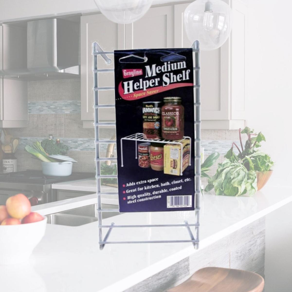 Picture of Panacea Medium White Helper Shelf  40700