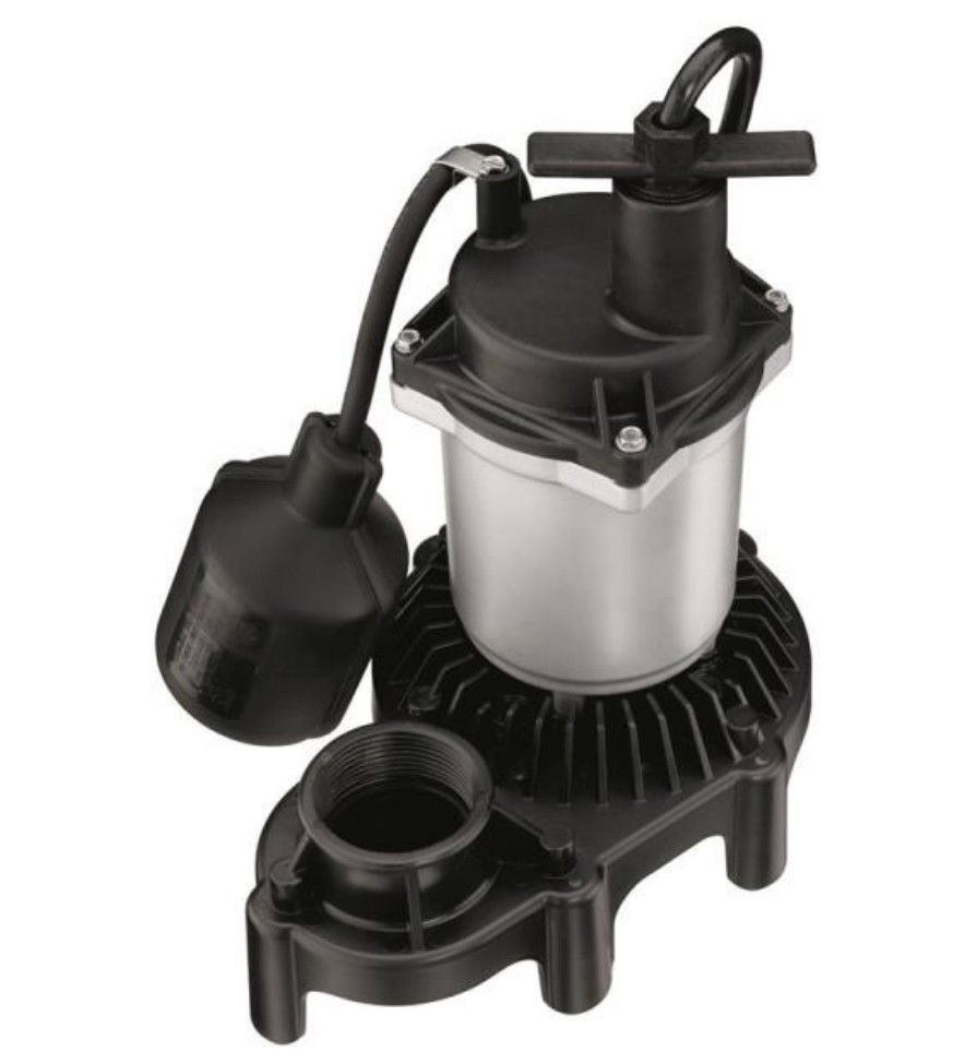 Pentair Water Pumps 2163 3600 Gph 0.3 Hp Automatic Submersible Sump Pump With Tethered Switch