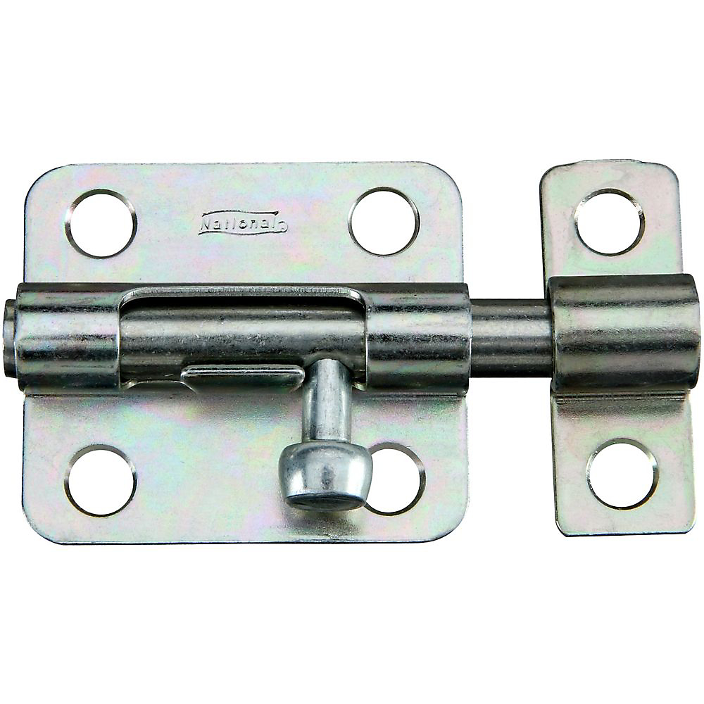 Stanley National Hardware N151-449 2.5 In. Barrel Bolts, Zinc Plated