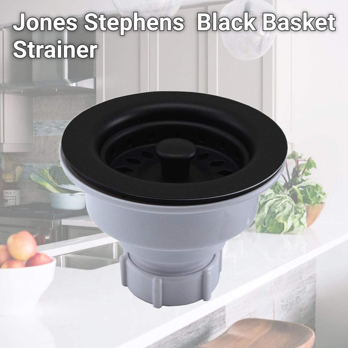 Picture of Jones Stephens B02005 Black Basket Strainer