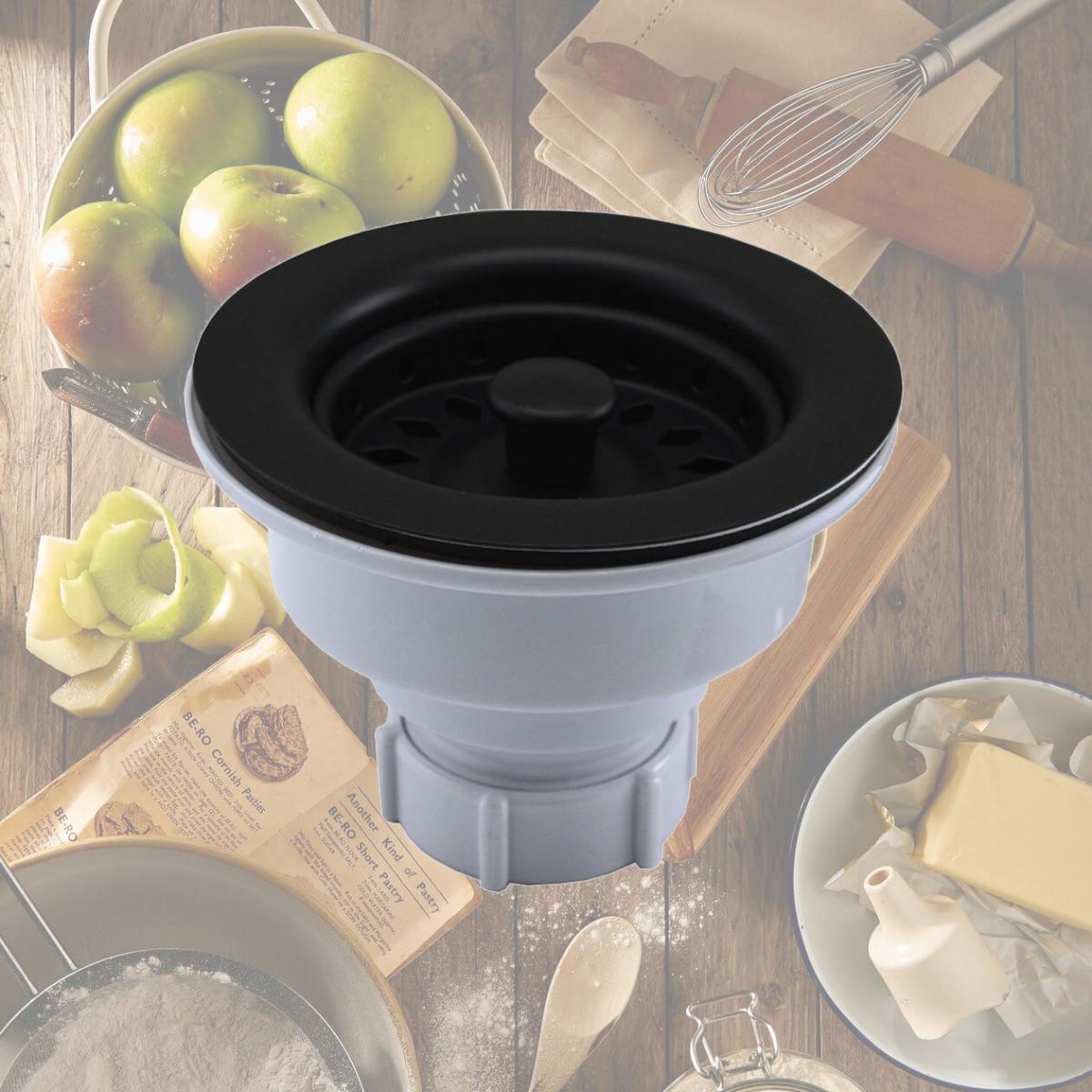 Picture of Jones Stephens B02005 Black Basket Strainer