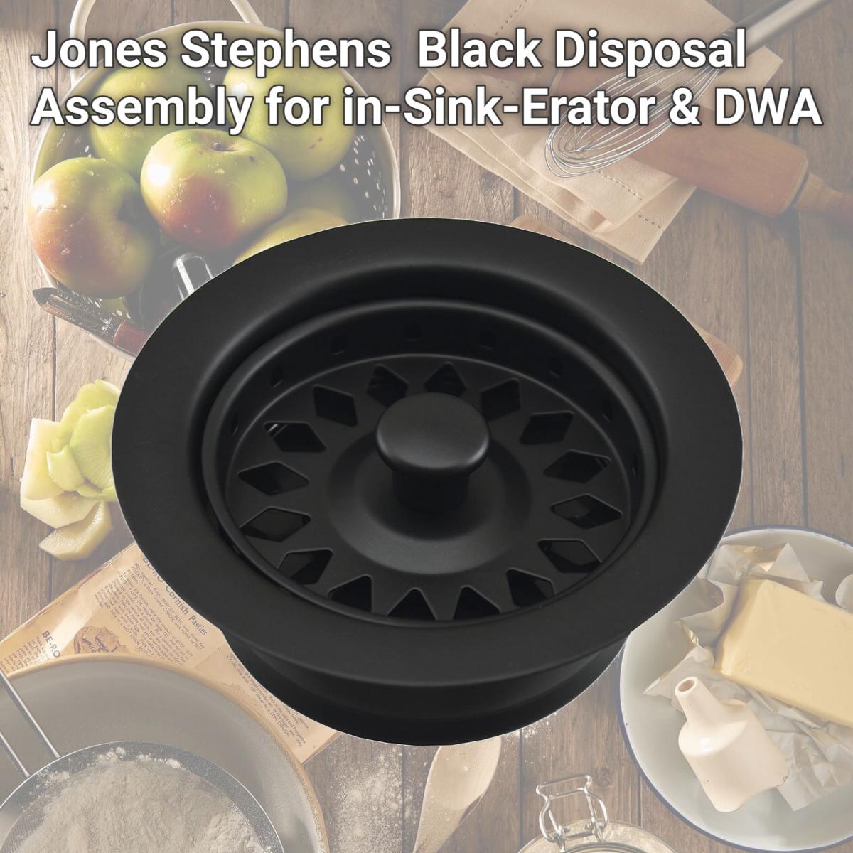 Picture of Jones Stephens B03005 Black Disposal Assembly for in-Sink-Erator & DWA