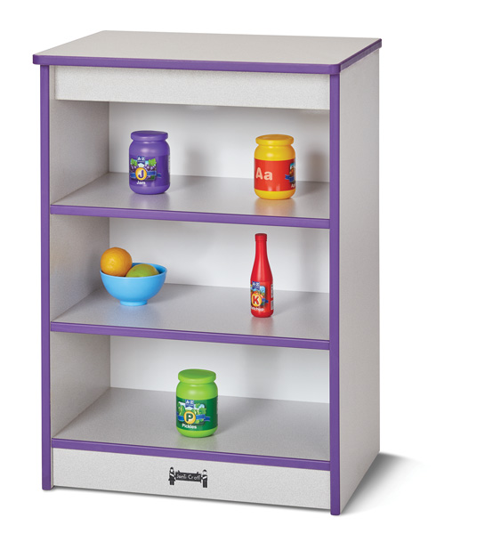 2430jcww004 Toddler Kitchen Refrigerator, Purple - 28.5 X 20 X 15 In.