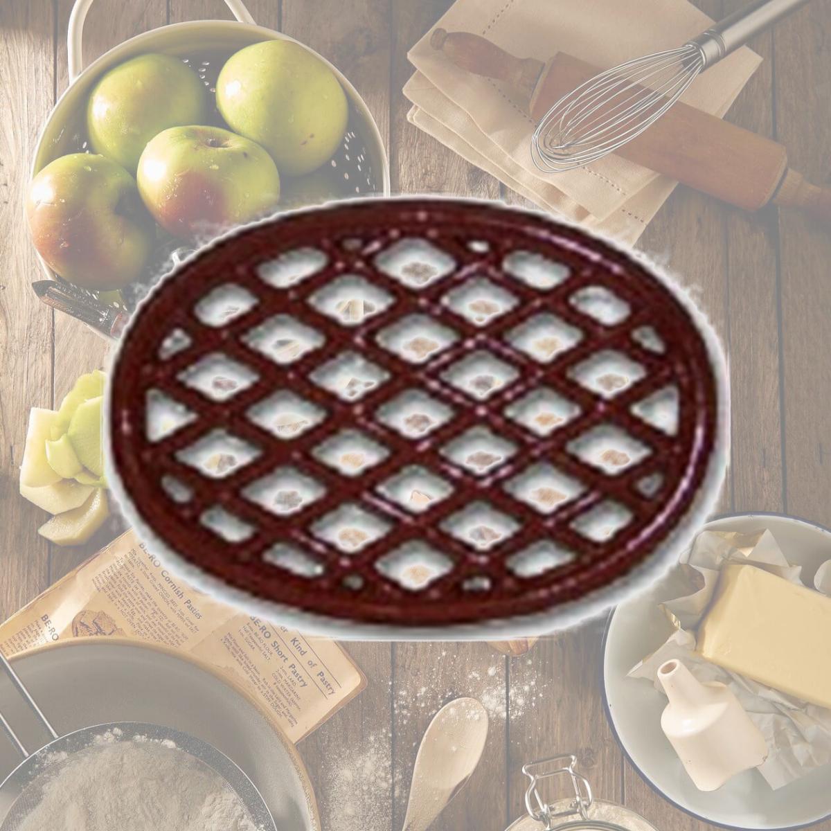 Picture of John Wright 33349 Apple Red Lattice Trivet