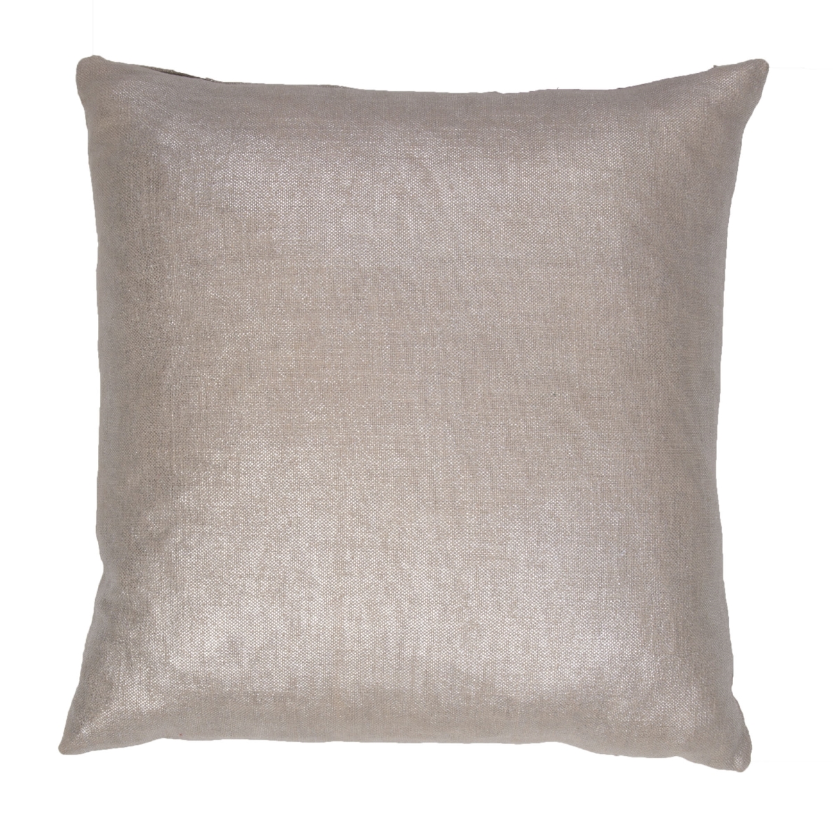Plw102079 18 X 18 In. Shimmer Pillow Glitter Silver & Gray Solid Down Throw Pillow