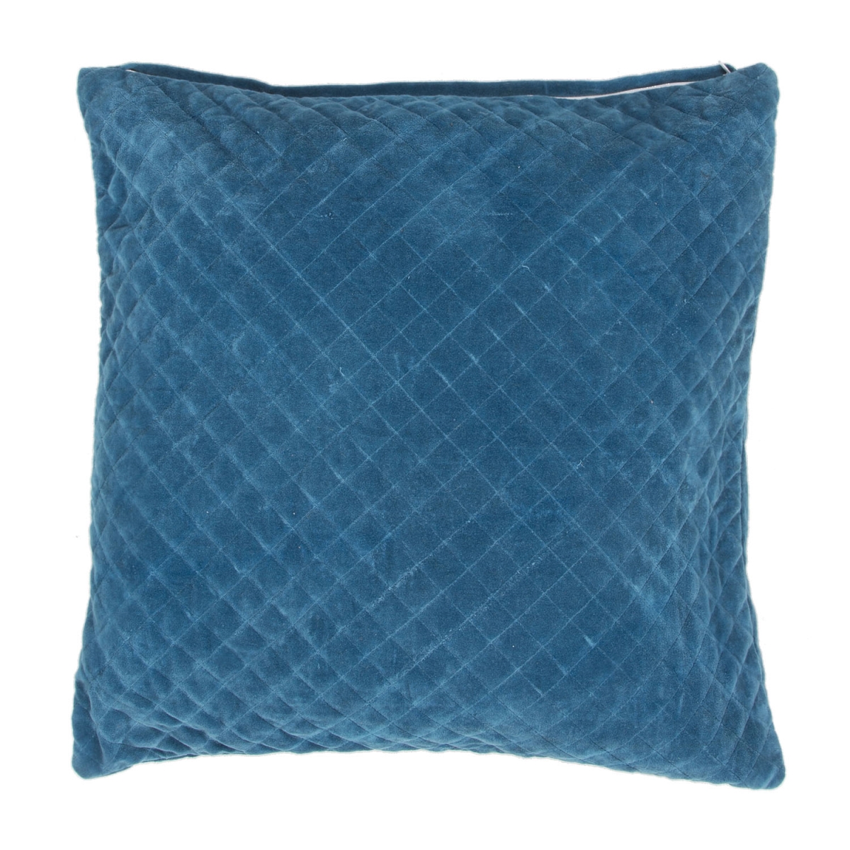 Plw102202 22 X 22 In. Lavish Pillows Posh Blue Solid Poly Throw Pillow