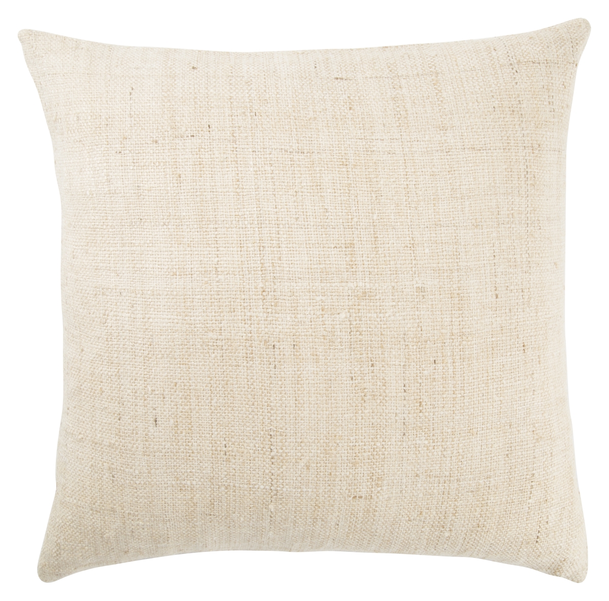 Plw103134 22 X 22 In. Mandarina Crisp Ivory & Beige Textured Poly Throw Pillow