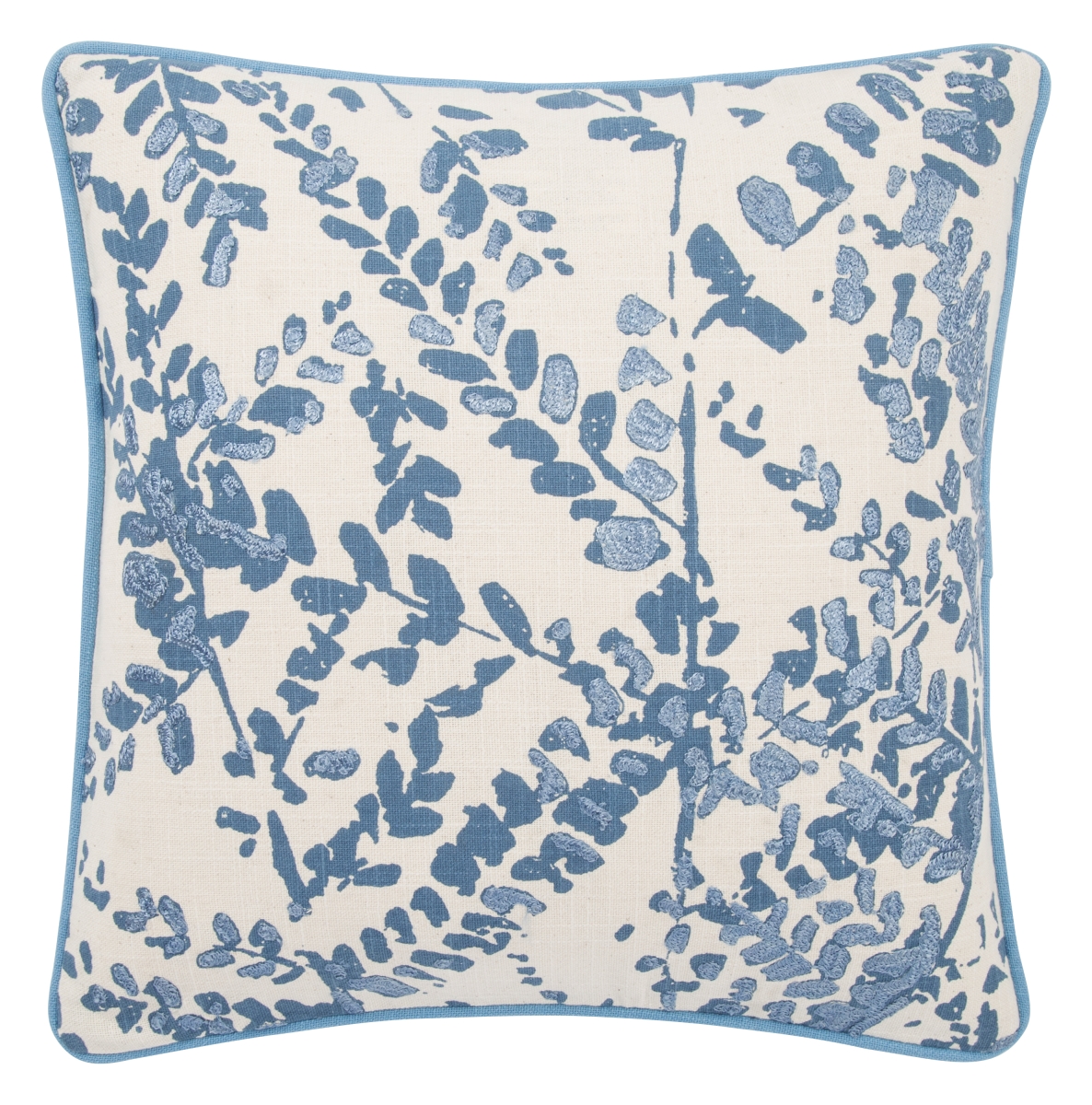 Plw102423 18 X 18 In. En Casa Luli Sanchez Corrine Blue & White Floral Poly Throw Pillow