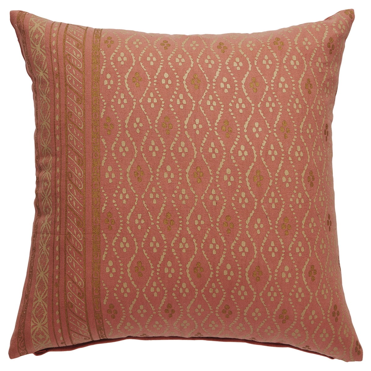 Plw102788 20 X 20 In. Charmed Jennifer Adams Nerissa Red & Gold Geometric Down Throw Pillow