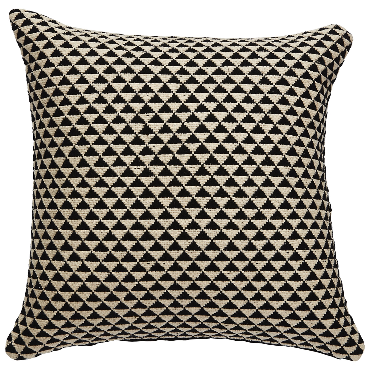 Plw102852 20 X 20 In. National Geographic Home Collection Karoo Black & Ivory Geometric Poly Throw Pillow