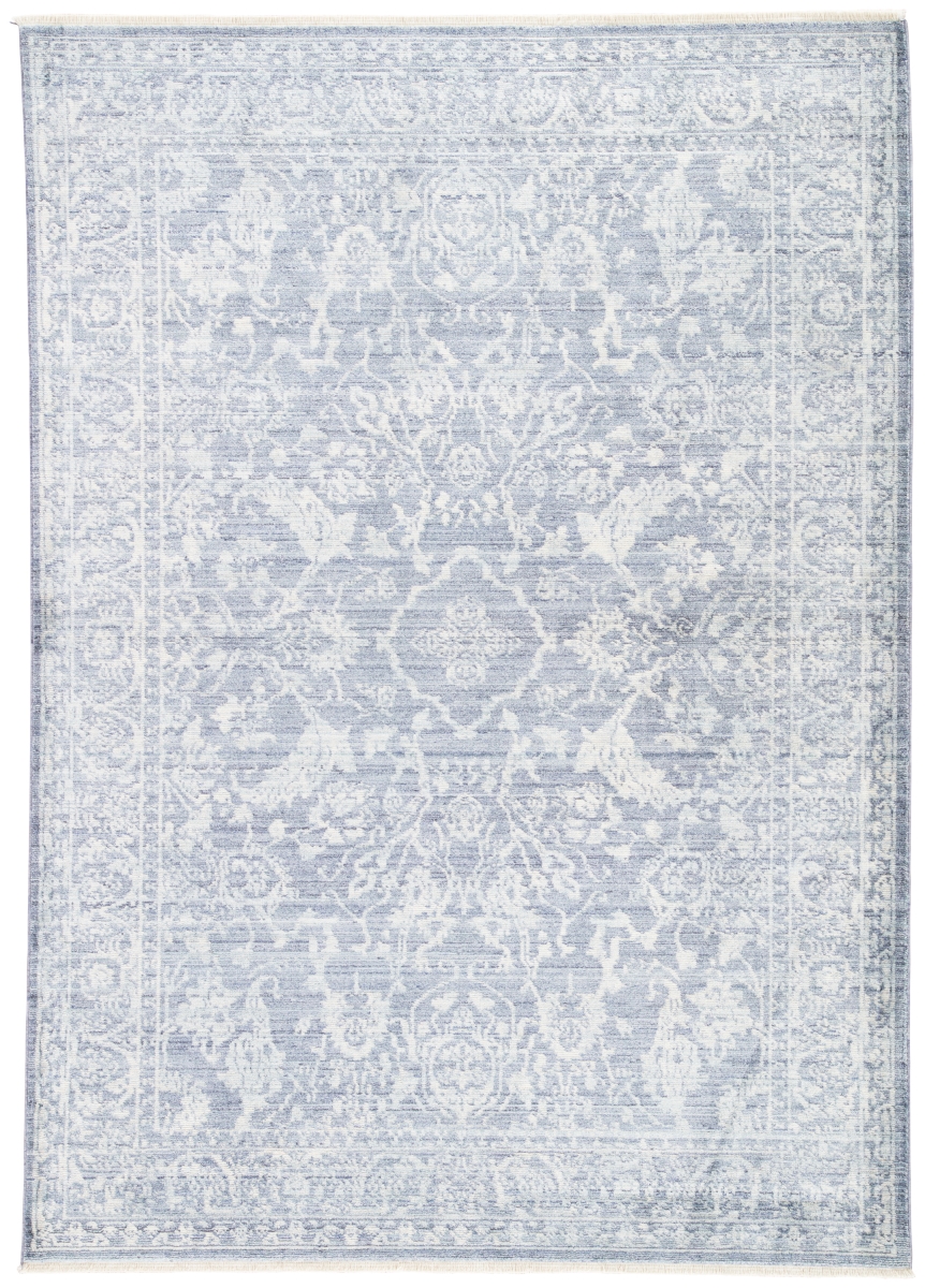 Rug138571 2 X 3 Ft. Serena Lumineer Floral Blue & White Area Rug