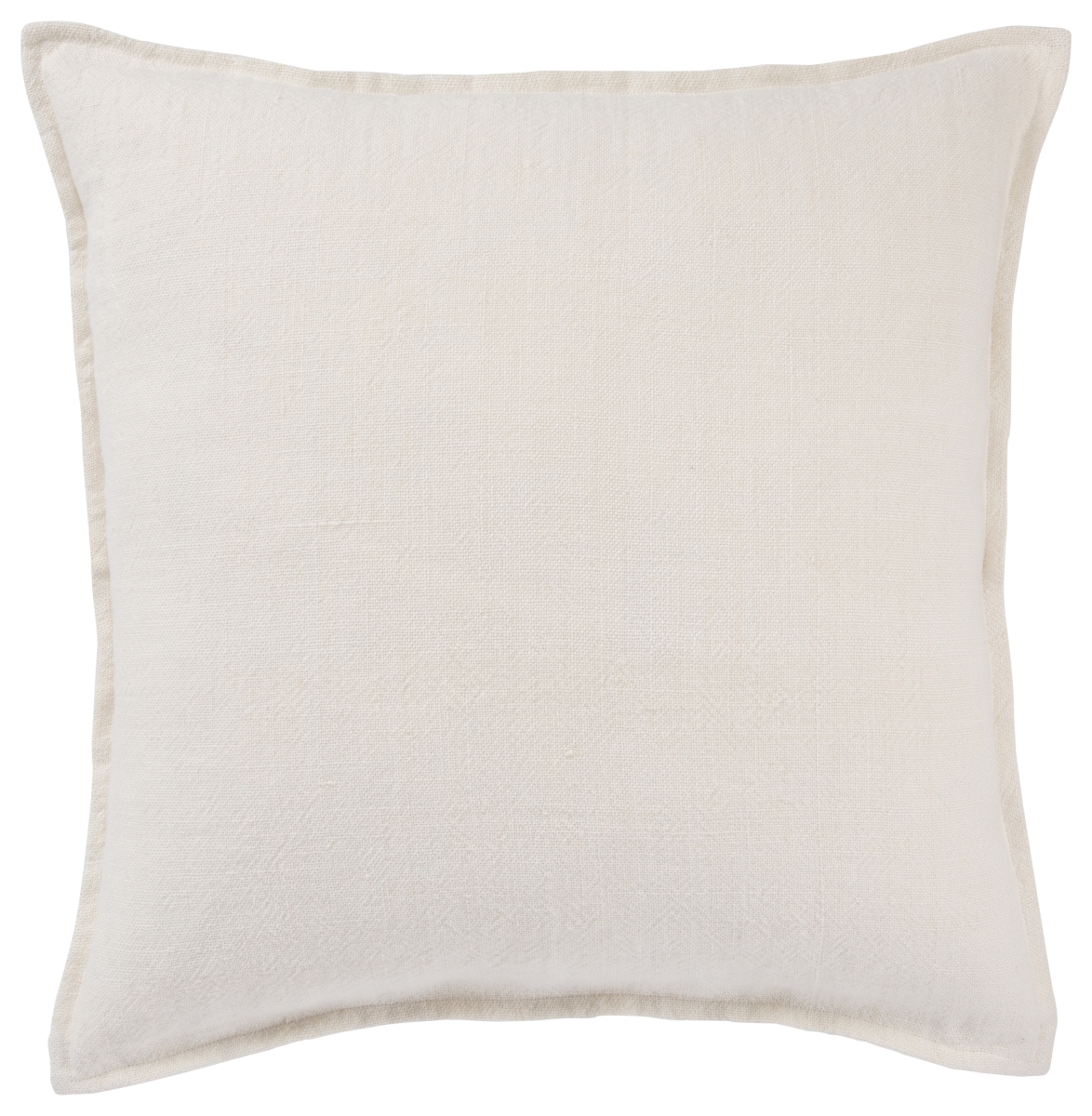 Plw103298 22 X 22 In. Burbank Blanche Solid Ivory Poly Throw Pillow