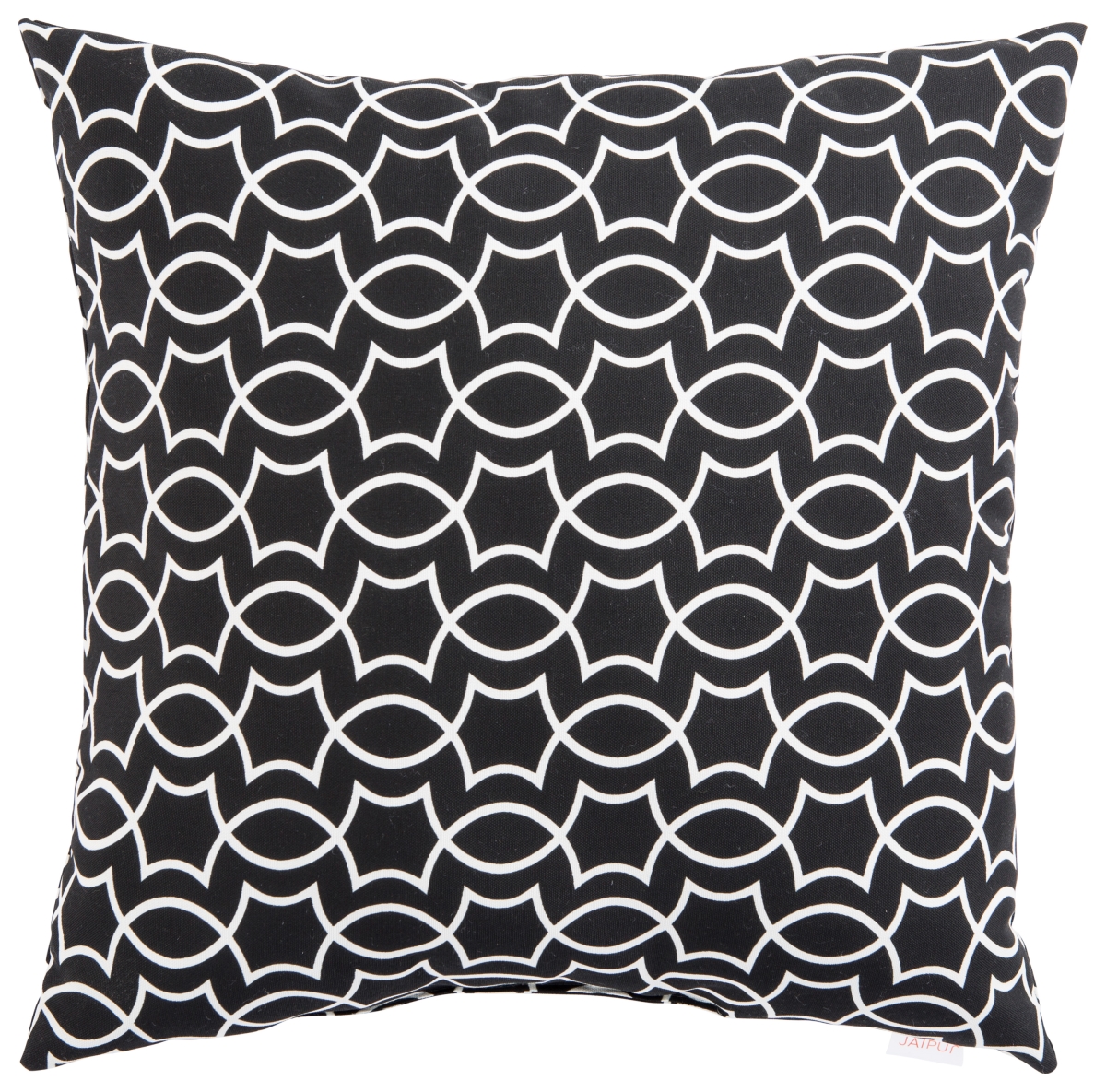 Plp100075 18 X 18 In. Veranda Titan Black & White Geometric Indoor & Outdoor Throw Pillow