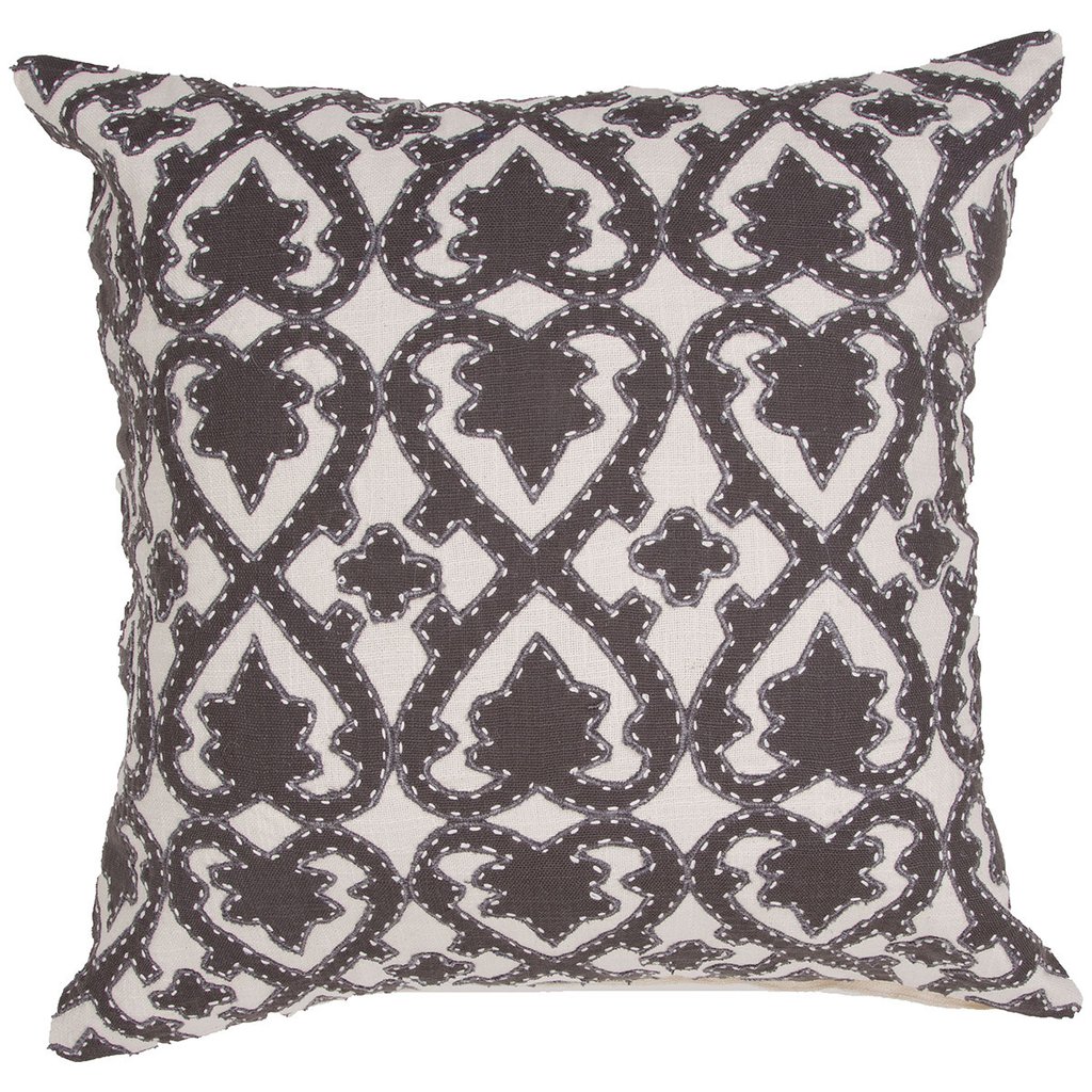 Plc101210-p Inspired By Jennifer Adams Jen03 Design Square Pillow, Creme Brulee - 22 X 22 In.