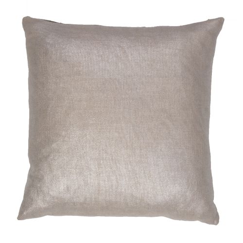 Plc101241-p Shimmer Square Pillow Glitter Design Square Pillow, Silver - 18 X 18 In.