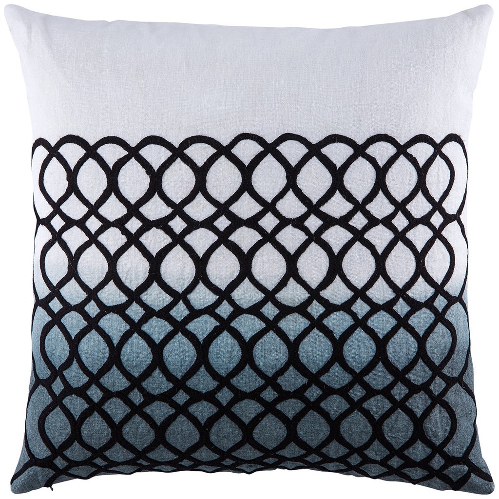 Plc101959-p Cosmic By Nikki Chu Nki42 Design Square Pillow, Blanc De Blanc - 22 X 22 In.