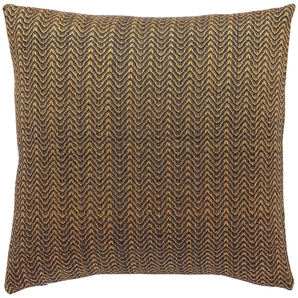 Plc102003-p Mandarina Sheesha-01 Design Square Pillow, Curry - 20 X 20 In.