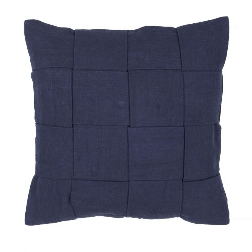 Plc101012-d Tabby Tabbysolid01 Design Square Pillow, Twilight Blue - 18 X 18 In.