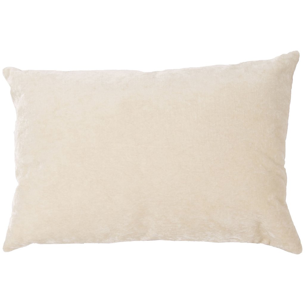 Plc100911-p Luxe Design Rectangle Pillow, Wood Ash - 16 X 24 In.