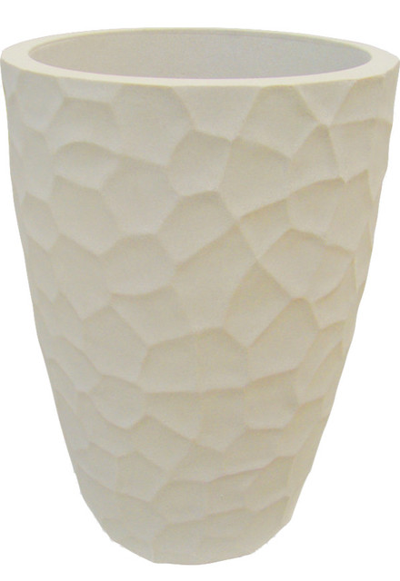 Japi Pottery Jvop30s 30 Cm Prisma Conic Planter, Sandstone