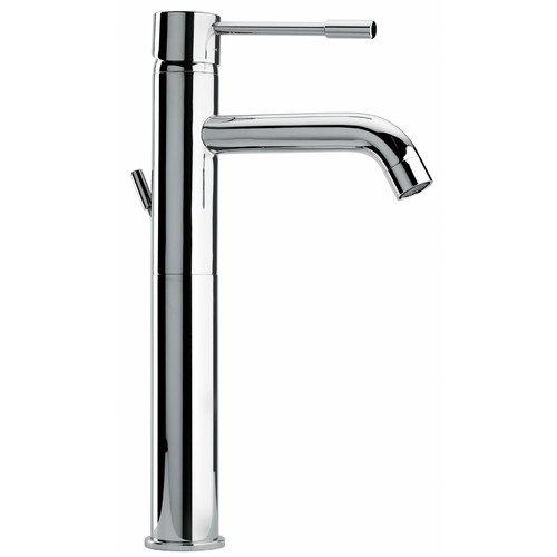 11205-30 Faucets Single Lever Handle Tall Vessel Sink Faucet With Arched Spout With Matte Gray Finish Model