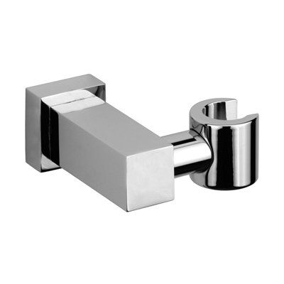 86160-30 Faucets Solid Brass Modern Shower Wall Union With Hand Shower Holder, Designer Matte Gray Finish Model