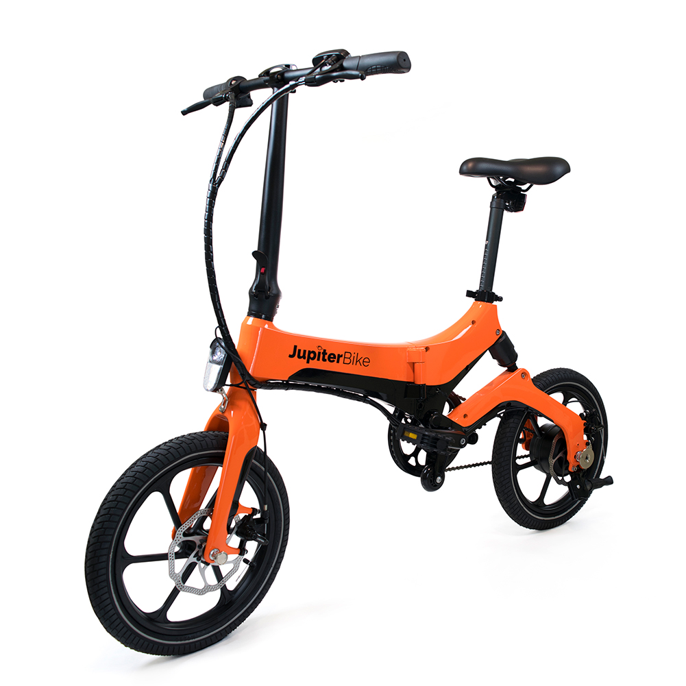 Tborange Discovery Folding Electric Bike - Orange
