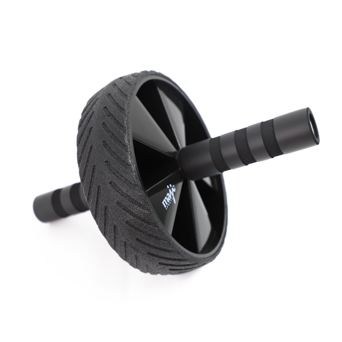 Core Training Ab Wheel, Noiseless & Skid-Resistant () Black