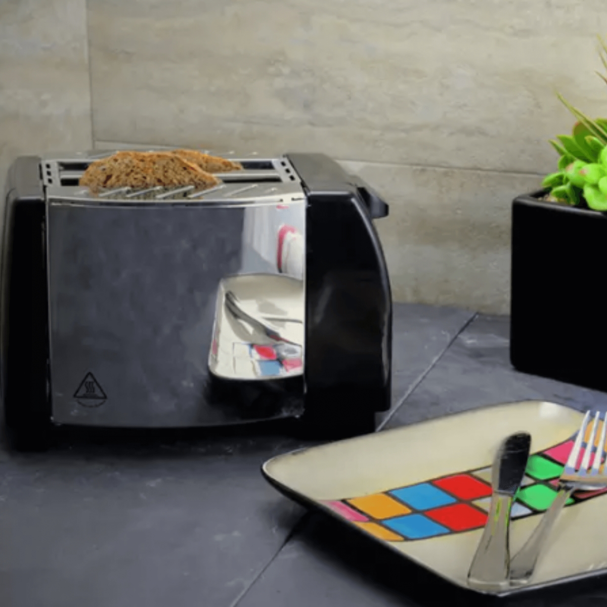 Picture of Better Chef IM-208C-TOAST-CP Better Chef 2-Slice Toaster with Pull-Out Crumb Tray - Chrome