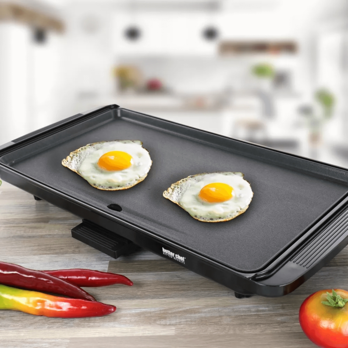 Picture of Better Chef IM-346B-CP Better Chef Family Size Cool Touch Electric Countertop Griddle