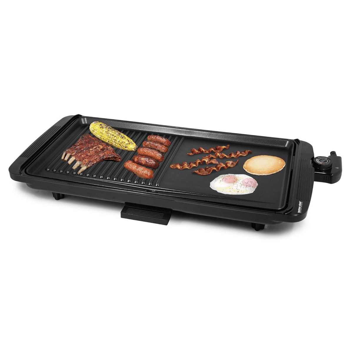 Picture of Better Chef IM-347B-CP Better Chef 2-in-1 Family Size Cool Touch Electric Countertop Griddle Grill