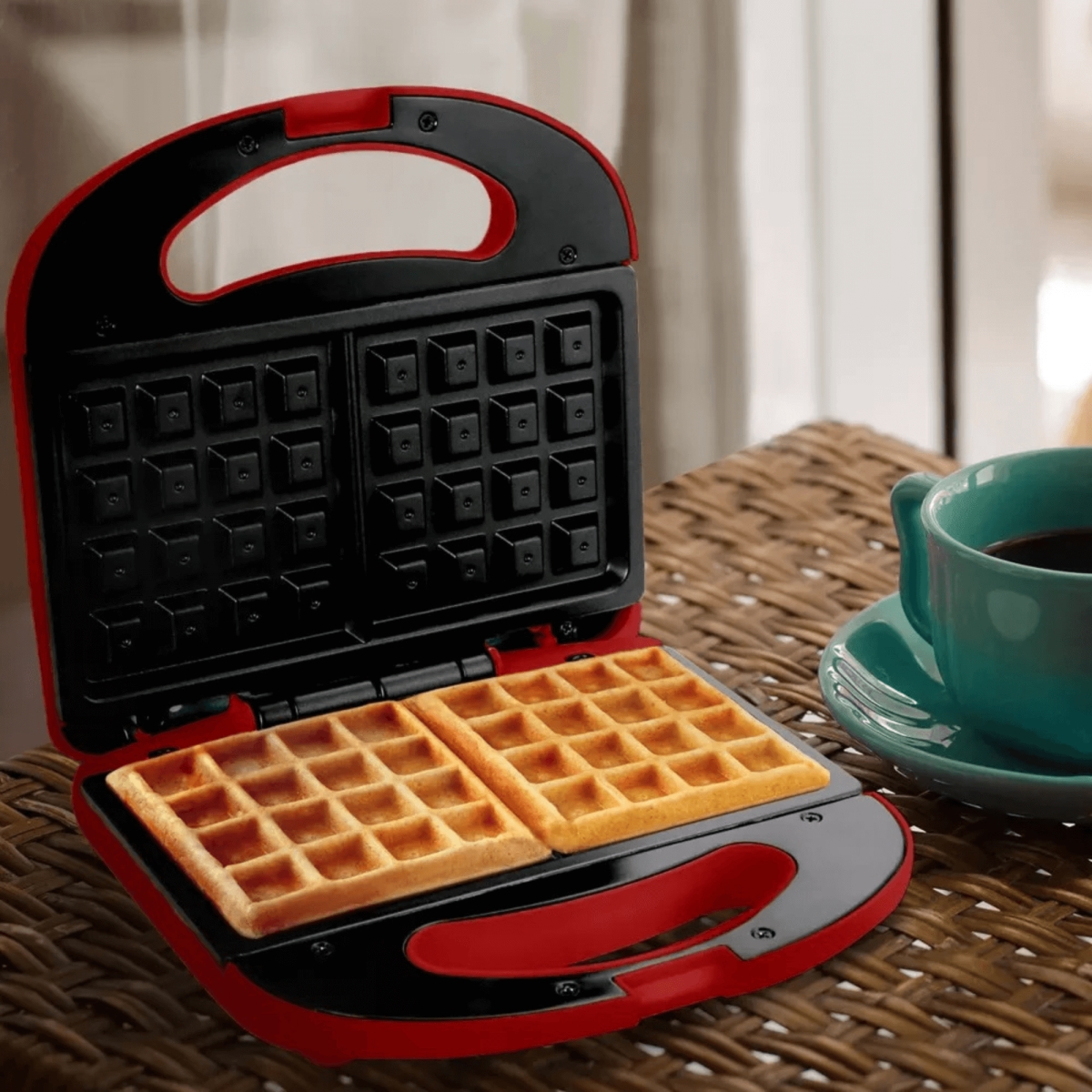 Picture of Better Chef IM-297R-WAFF-CP Better Chef Non-Stick Electric Waffle Maker - Red