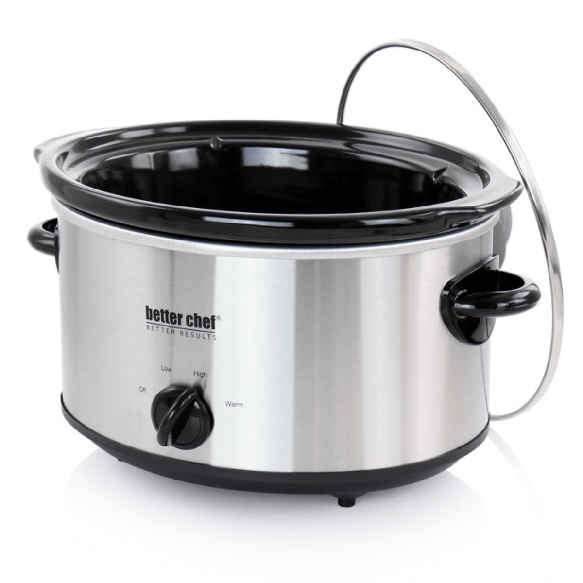 Picture of Better Chef IM-466S-CP Better Chef 4-Quart Oval Slow Cooker in Brushed Stainless Steel