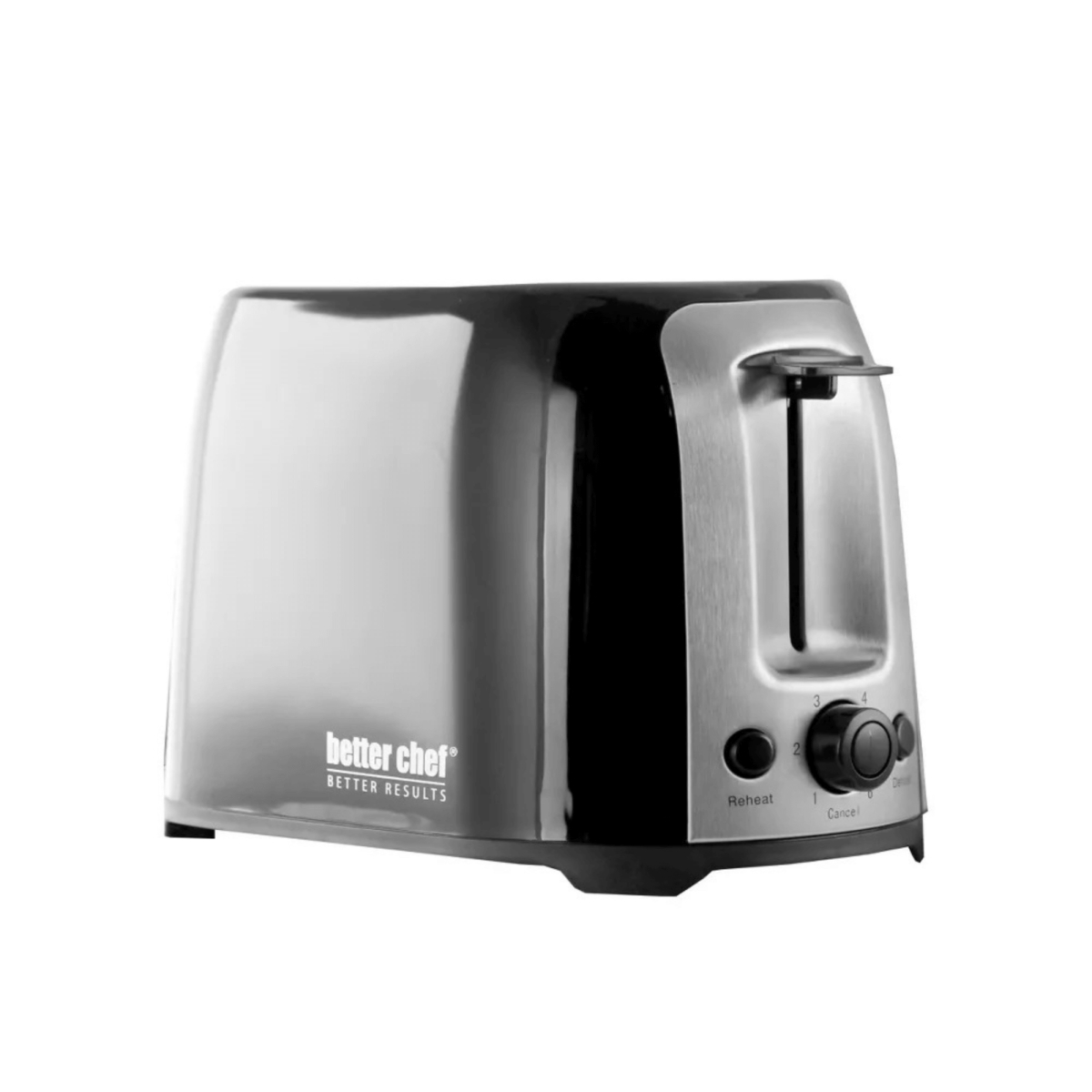Picture of Better Chef IM-226B-COOL-CP Better Chef Deluxe Cool Touch Wide-Slot 2-Slice Toaster with Stainless Accents - Black