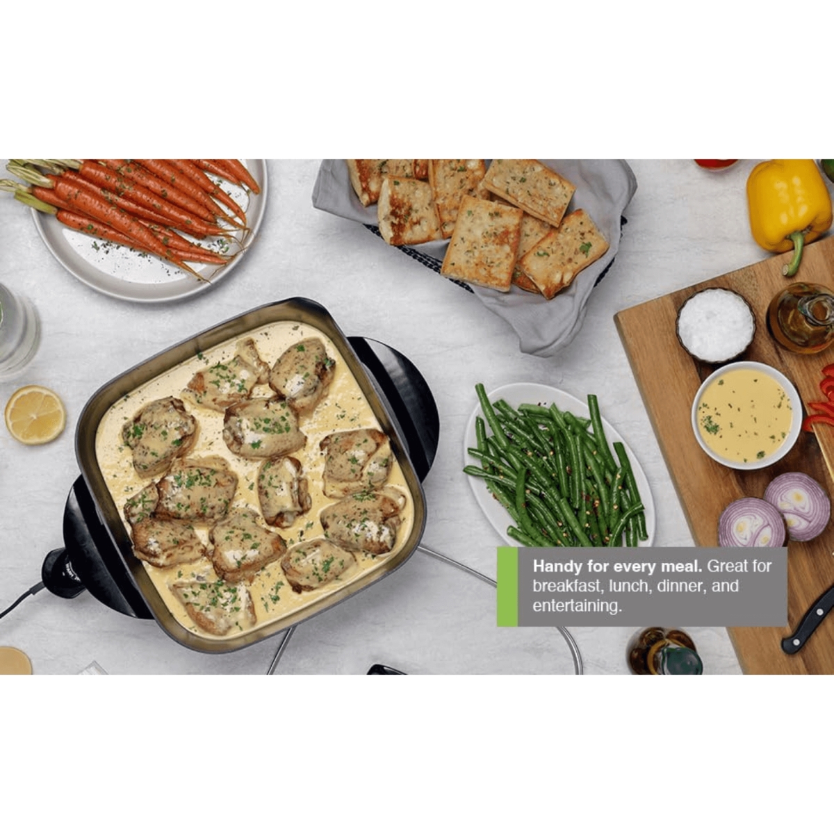 Picture of Presto 07117-CP Presto 12-Inch Electric Skillet with Glass Lid