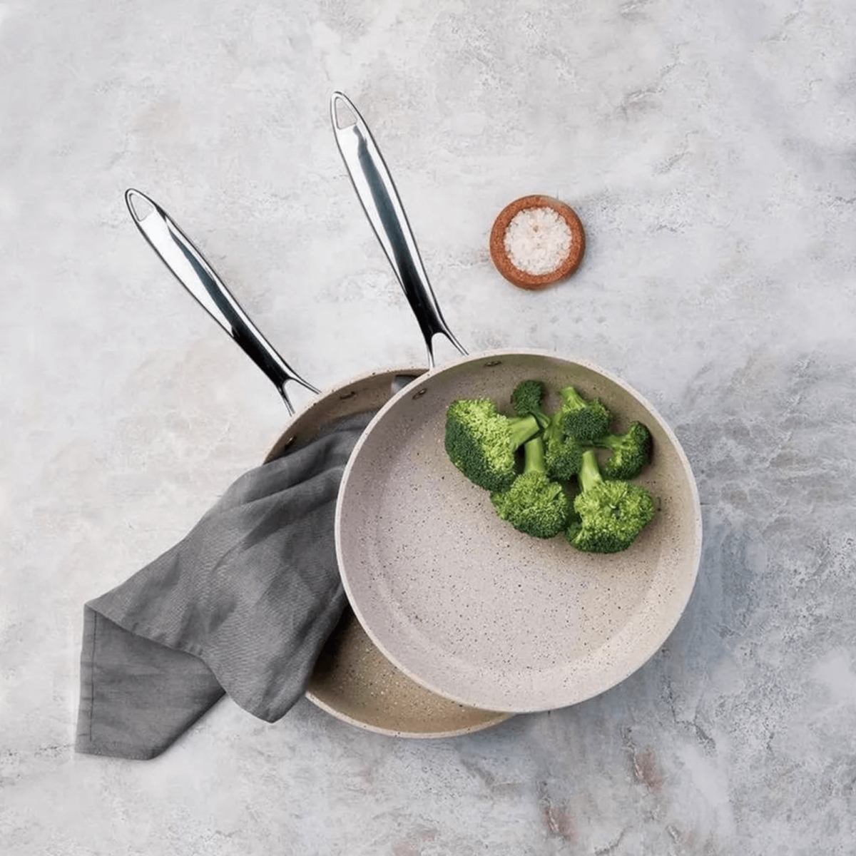 Picture of Korkmaz A1855-CP Korkmaz Granita 9.5-Inch Non-Stick Aluminum Fry Pan and Tava