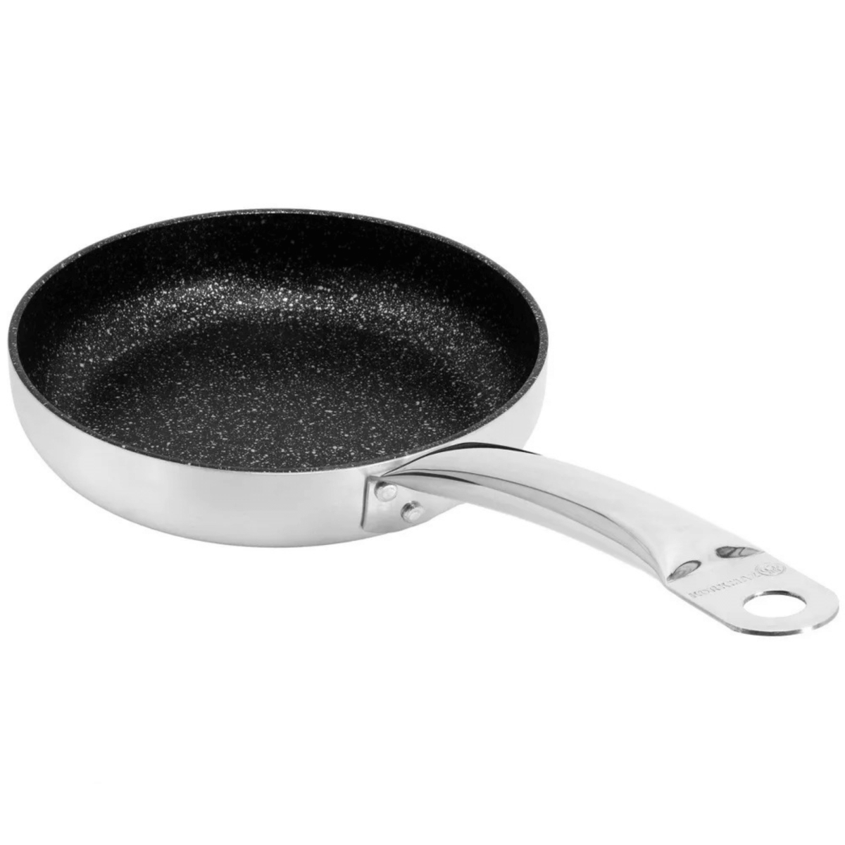 Picture of Korkmaz A2850-CP Korkmaz Proline Gastro 8-Inch Brushed Silver Tava Frying Pan