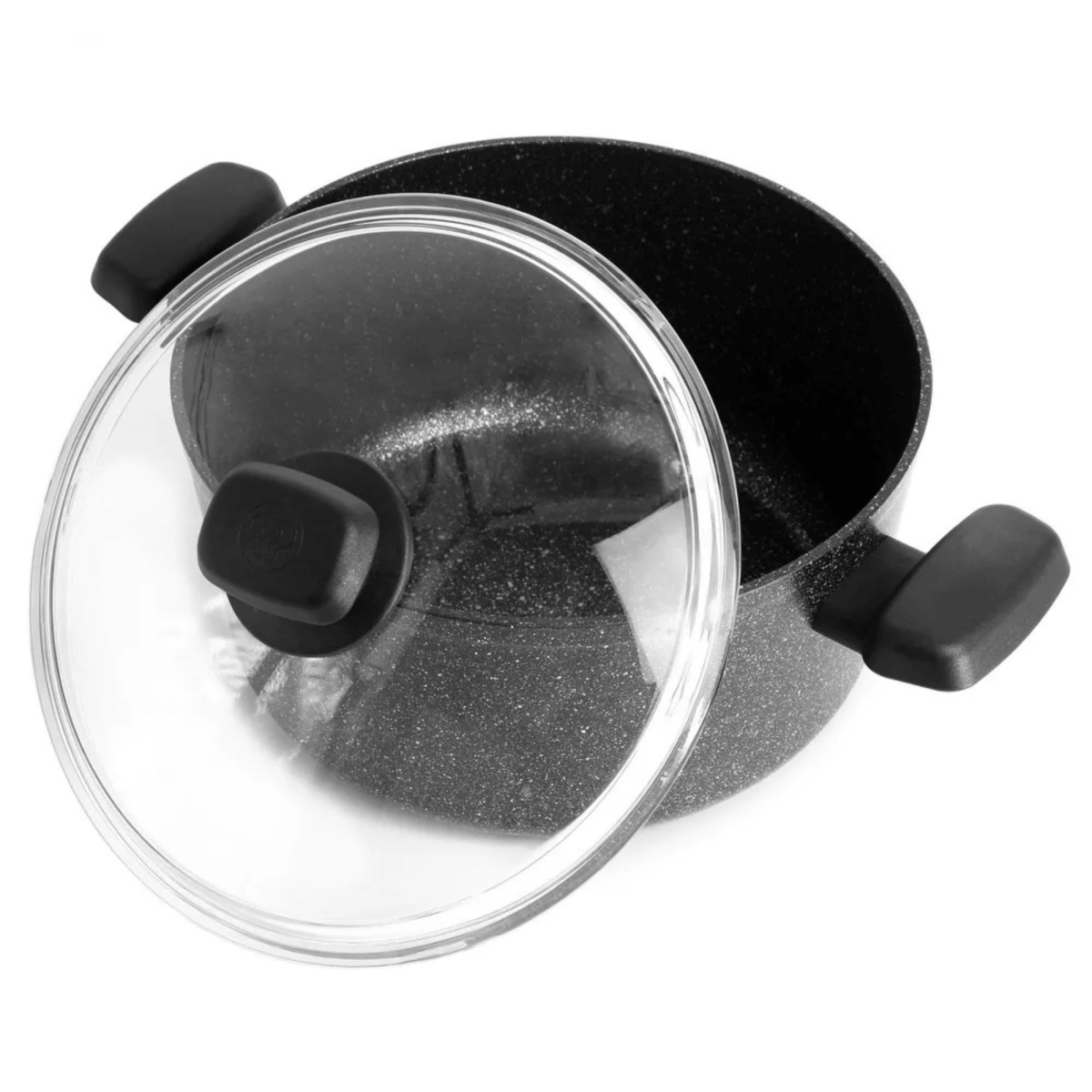Picture of Korkmaz A1343-CP Korkmaz Ornella Aluminum 8L Non-Stick Casserole Dish with Lid